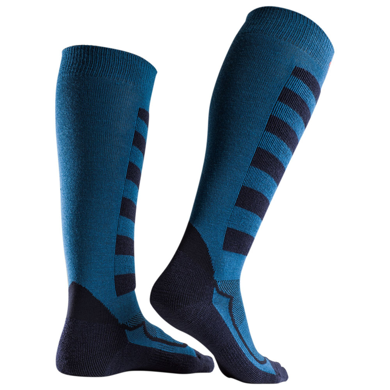 Merino Ski Socks (2 Pack Navy/Blue)