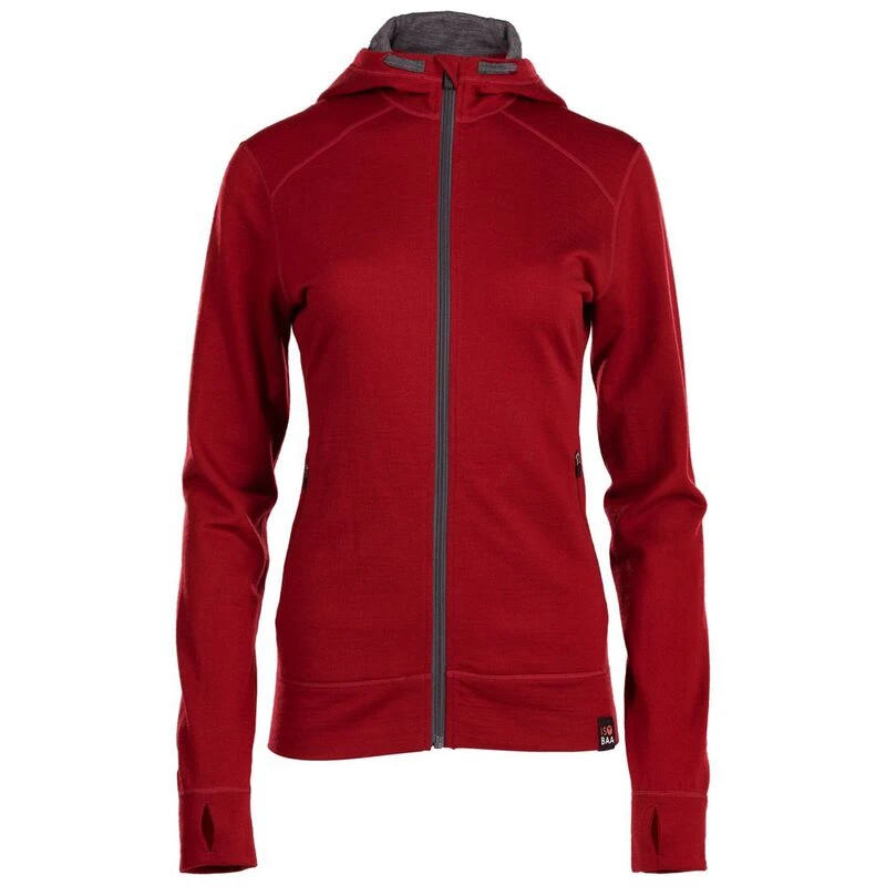 Merino hoodie zip sale