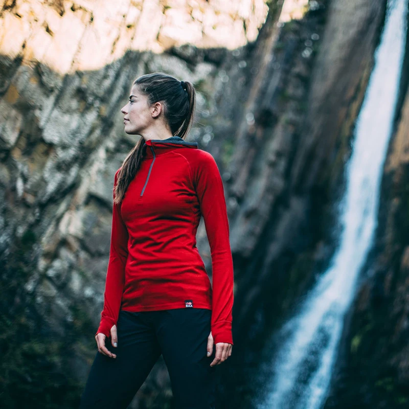 Isobaa merino hoodie store