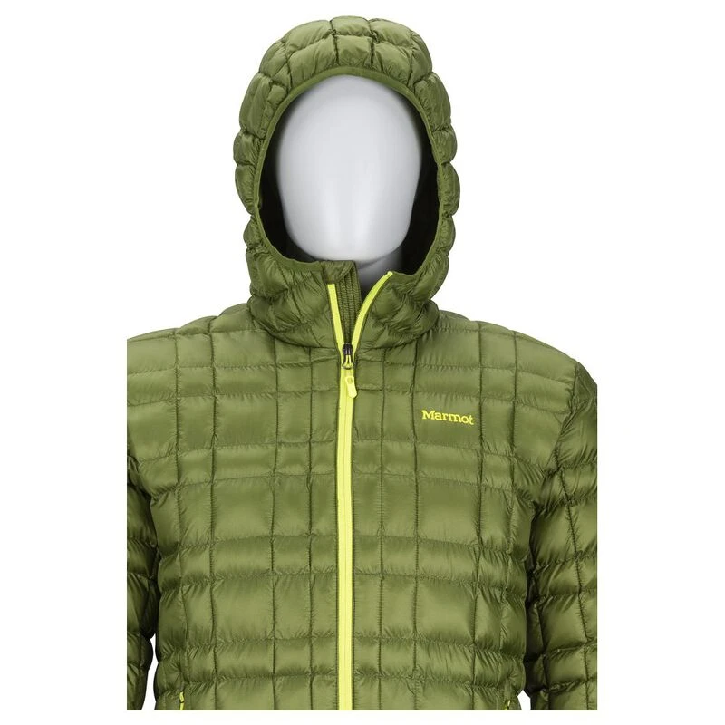 Marmot Mens Featherless Hooded Jacket Tree Green Sportpursuit