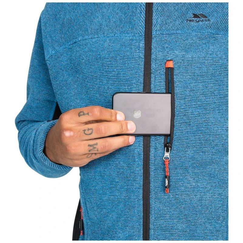 Trespass Mens Jynx Fleece Jacket Blue Sportpursuit