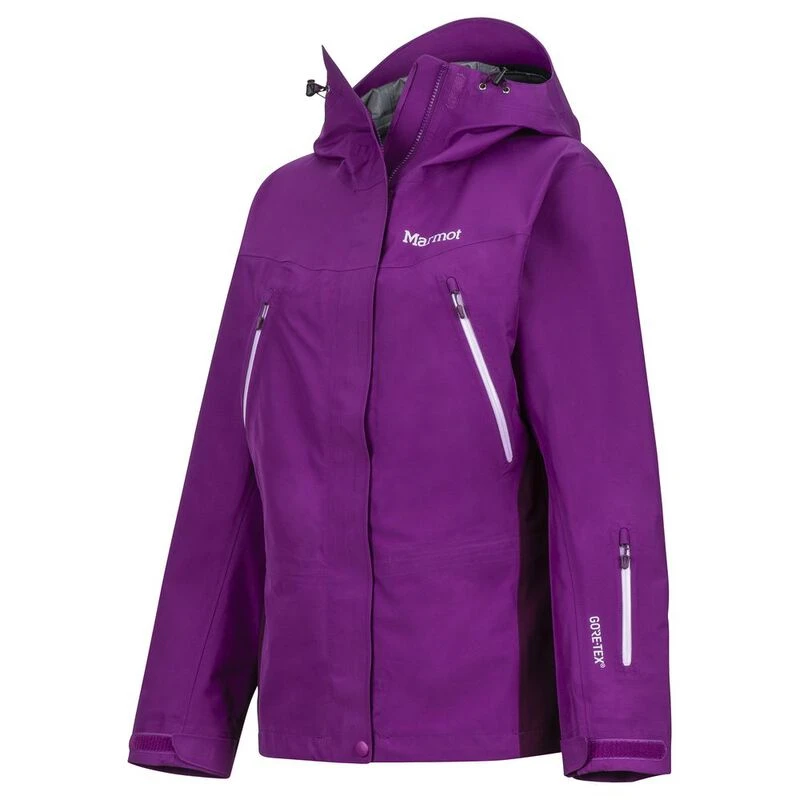 Marmot Womens Spire Jacket Grape Dark Purple Sportpursuit