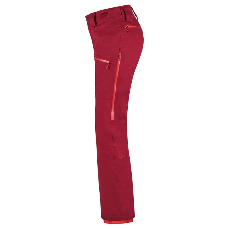 Marmot Womens Schussing Featherless Trousers Sienna Red Sportpursu
