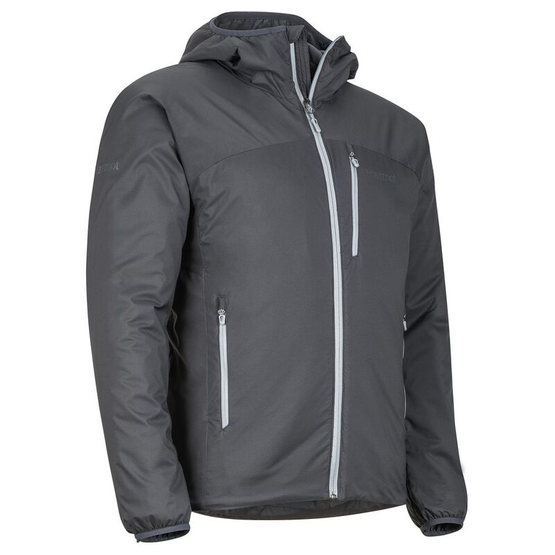 Marmot Mens Novus Hooded Jacket (Slate Grey) | Sportpursuit.com