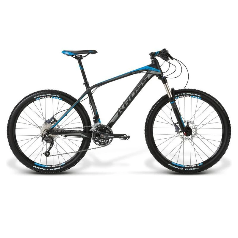 Kross Level A7 Black Blue Graphite Matt Sportpursuit