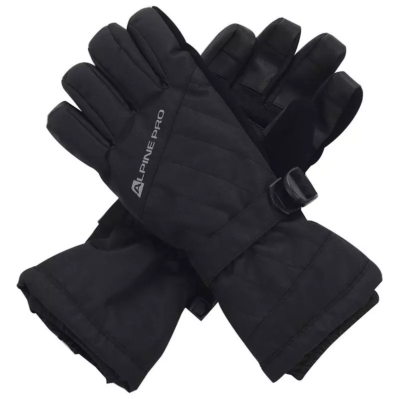 Alpine Pro Womens Rena Ski Gloves (Black)