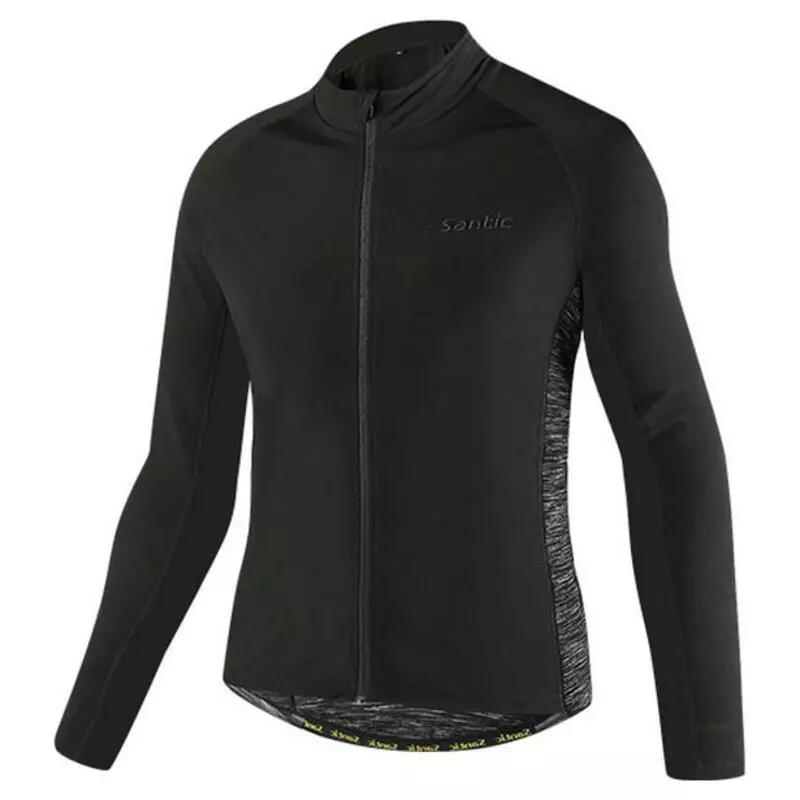 Santic Mens Windproof Jacket Black Sportpursuit