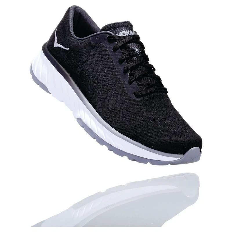 Hoka One One Mens Cavu 2 Shoes Black White Sportpursuit