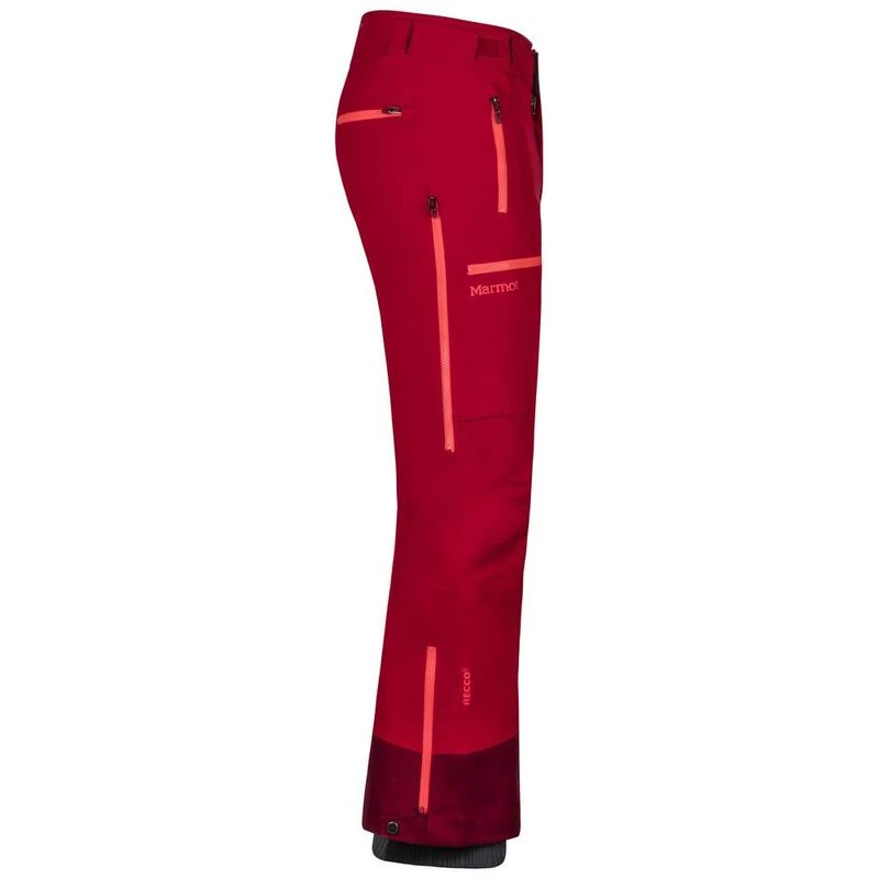 Marmot Mens La Meije Ski Trousers Team Red Sportpursuit