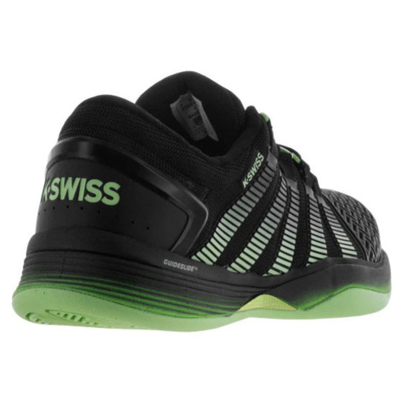 K Swiss Mens Hypercourt 2.0 Tennis Shoes Black Green Jasmine Sport