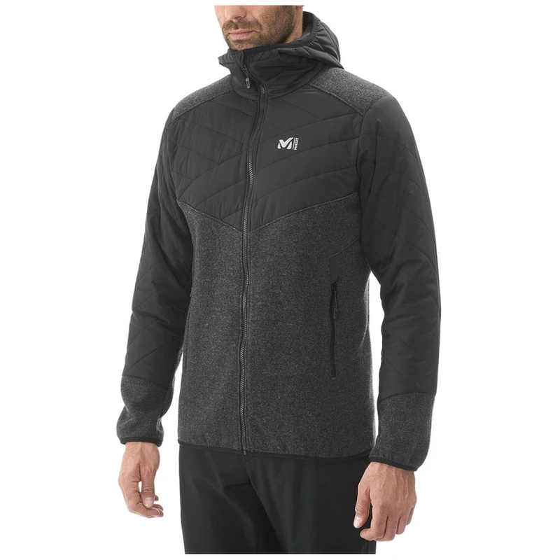 Millet Mens Dual Iceland Softshell Jacket Deep Heather Black Sport
