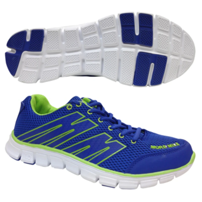 More Mile Mens Oslo Cushioned Training Shoes (Royal Blue) Sportpursu