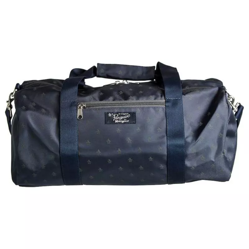 Original Penguin Mens All Over Penguin Duffle Bag (Poseidon Blue) Sp