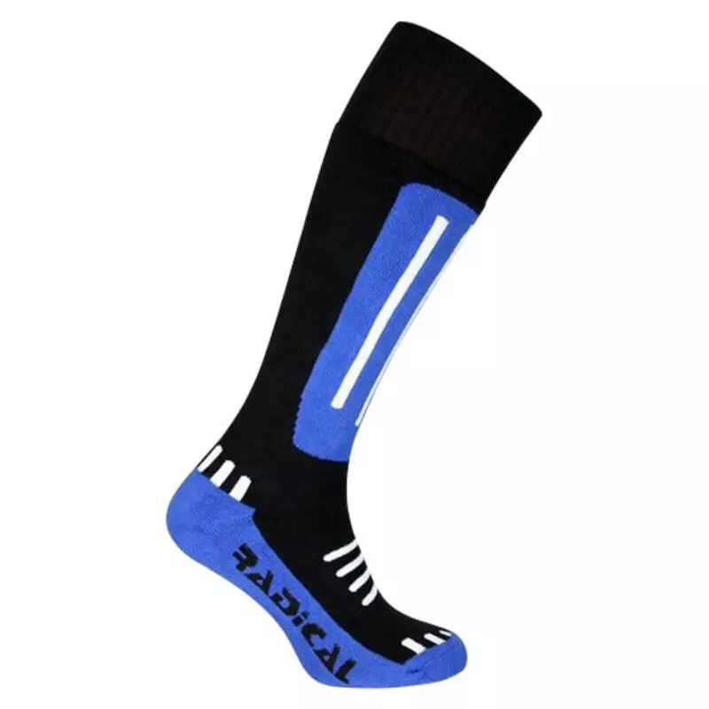 Rough Radical Extreme Line Ski Socks (Black/Blue) | Sportpursuit.com
