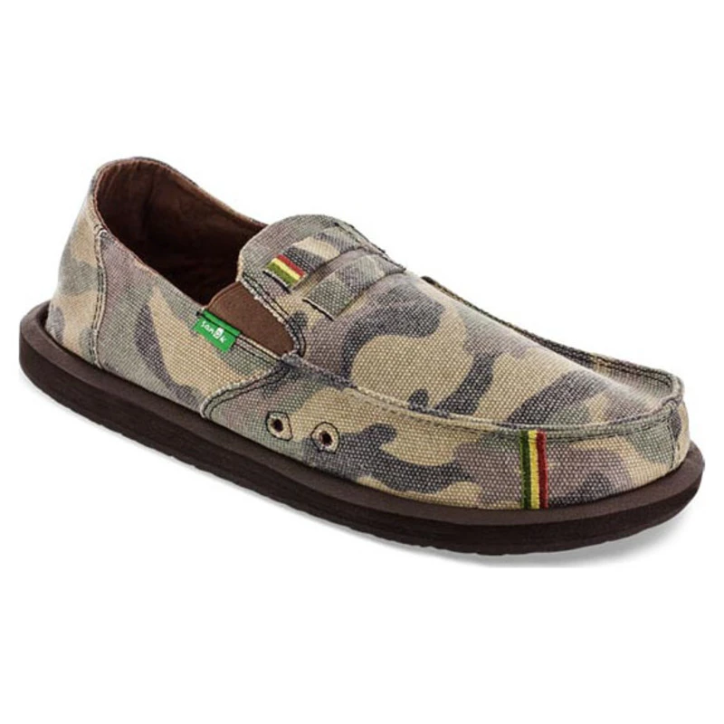 Sanuk Mens Kingston Jute Sidewalk Surfer Camouflage Sportpursuit.c