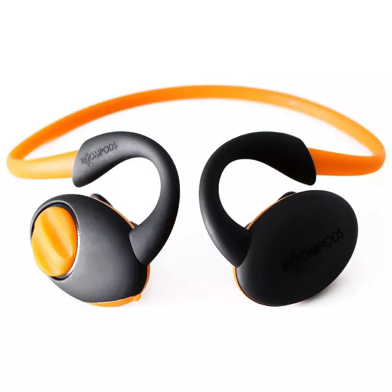 Boompods Sportpods Enduro In-Ear Bluetooth Headphones (Orange) | Sport