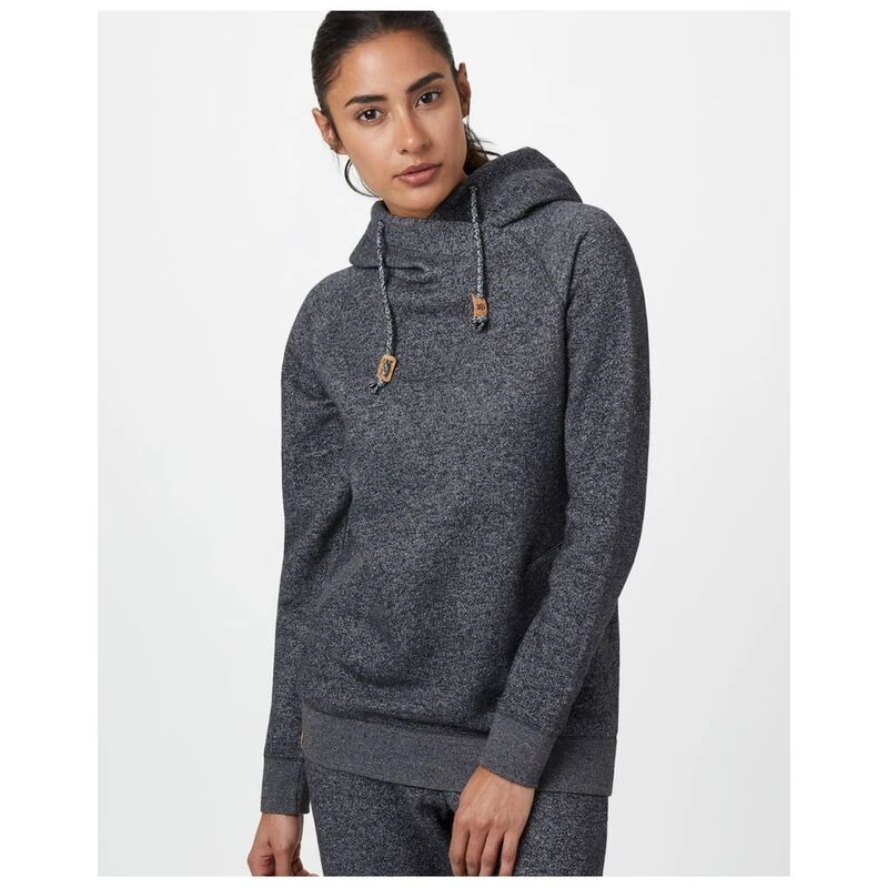 tentree Womens Burney Hoodie Meteorite Black Marled Sportpursuit.c
