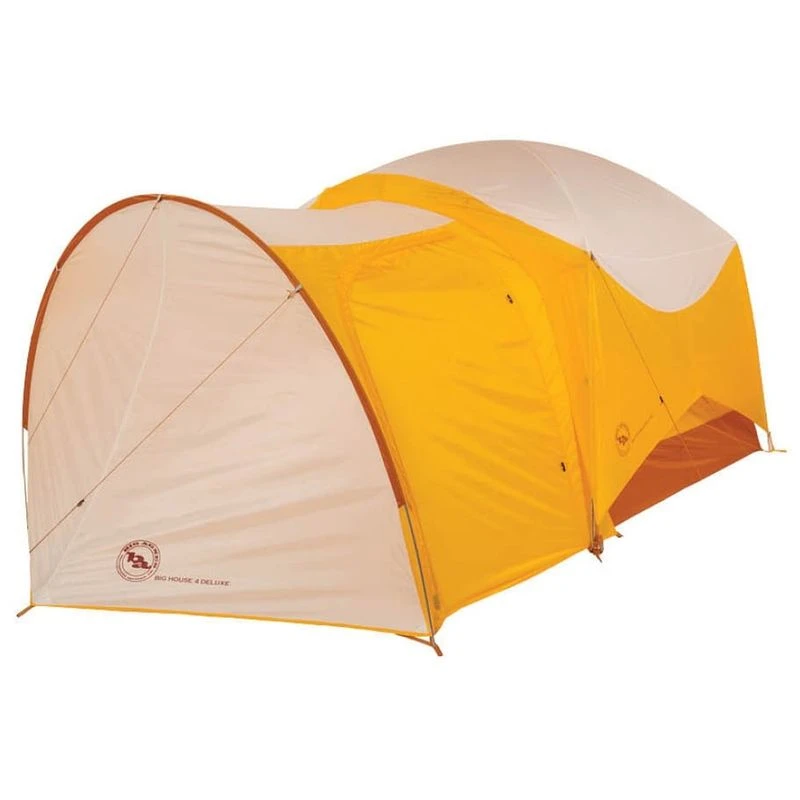 Big Agnes Big House Deluxe 4 Person Tent Vestibule (Orange/Grey) Spo