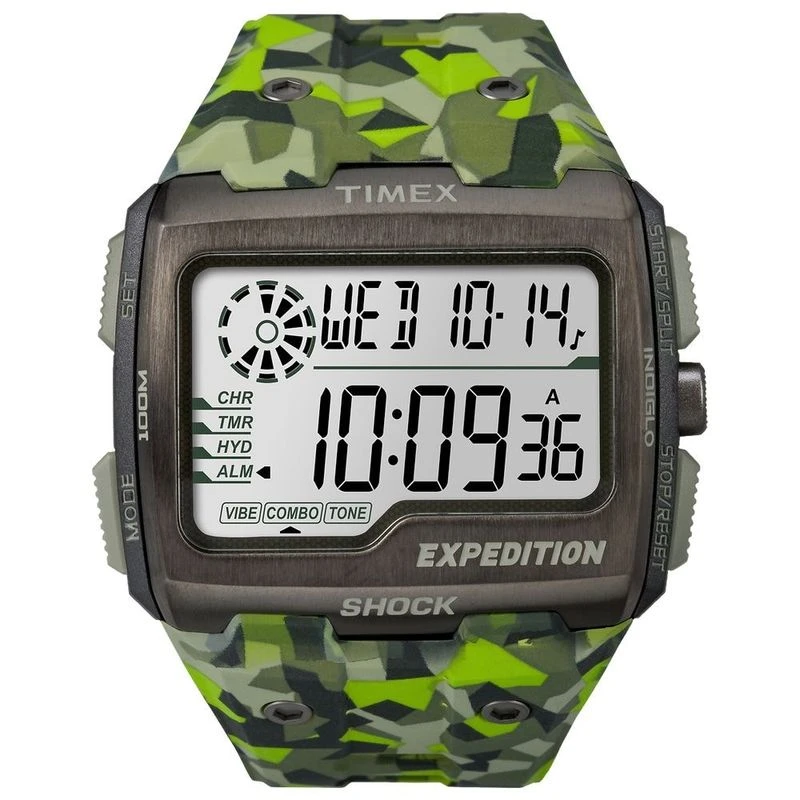 Timex Expedition Grid Shock Watch Green Camo Sportpursuit