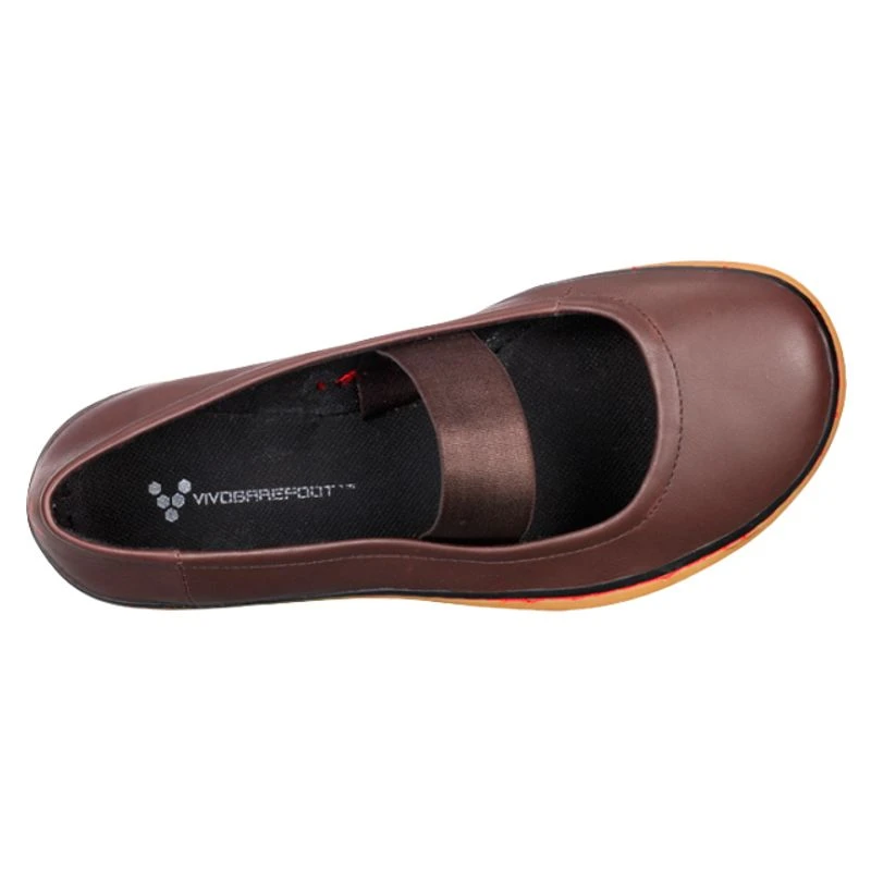 VIVOBAREFOOT Womens Kali Pull Up Leather Dark Brown 37.80 84.00