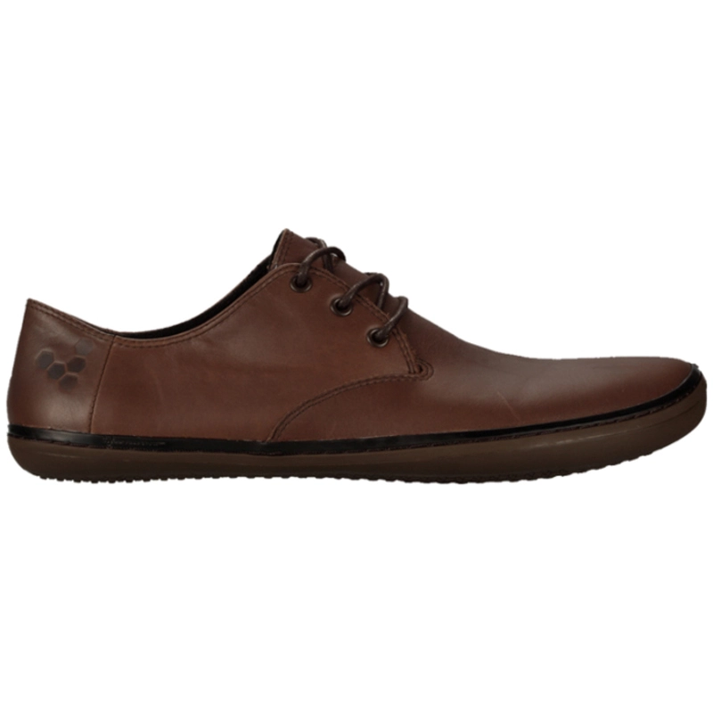 Mens Ra Leather Shoe (Dark Brown) Shoe Dares Leather Dark Brown
