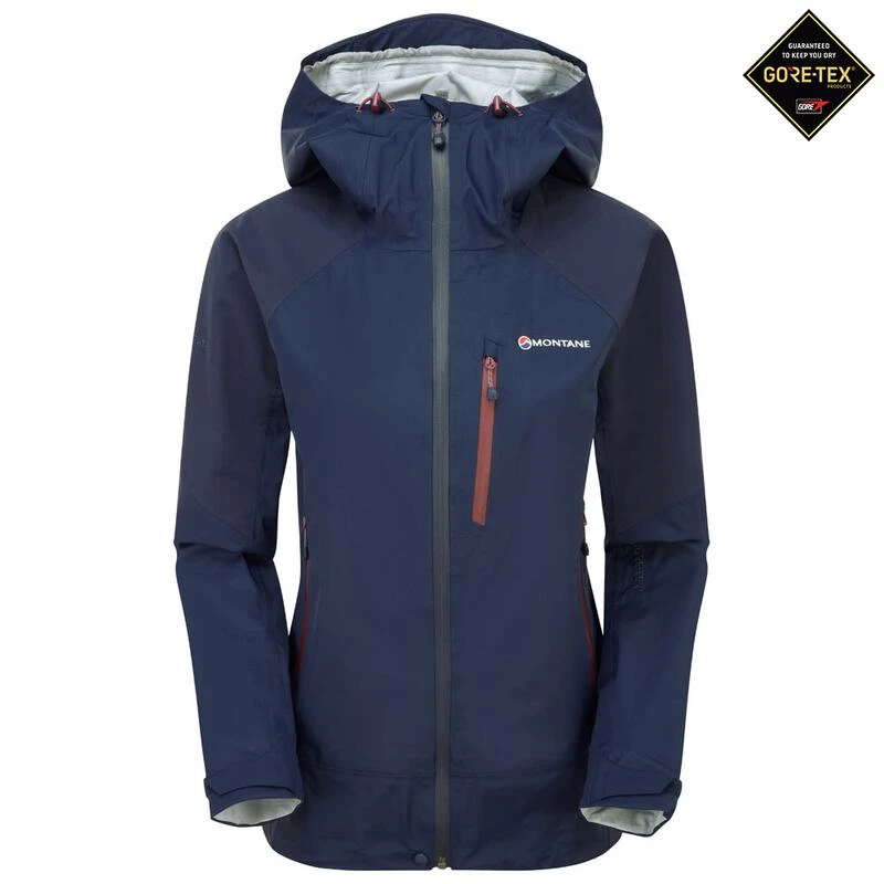 Montane Womens Ajax GTX Jacket Antarctic Blue Sportpursuit