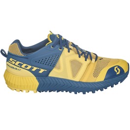 Scott Womens Kinabalu Power Running Shoes (Yellow/Blue) | Sportpursuit